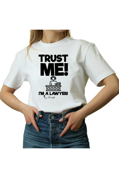 OEM Tricou personalizat pentru avocati, dama, alb, marimea L