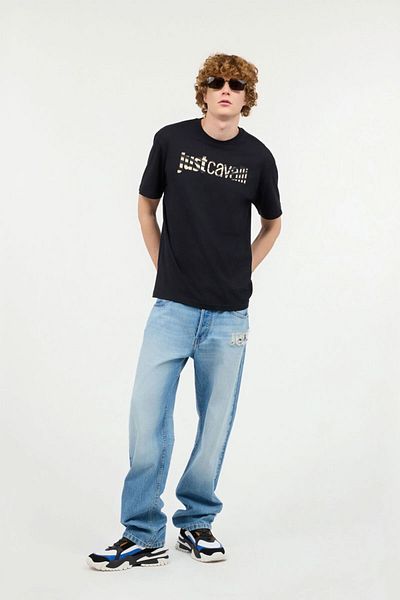 Just Cavalli OVERSIZED T-SHIRT - JUST CAVALLI - M, BLACK