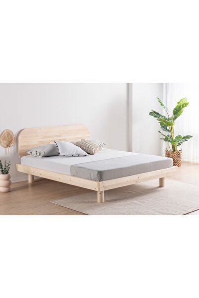 Vivense LUNA LUCAS AHŞAP KARYOLA, NATURAL, 90X200