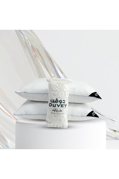 duvet Soft pillow with segmented memory foam filling provides you with complete comfort while sleeping