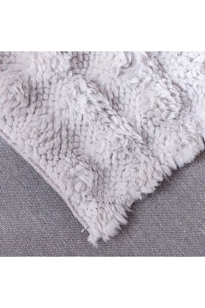 Danube Home Textra Soft Fur Design Rug Polyester Area Rug Floor Covering L230xW160cm-Grey