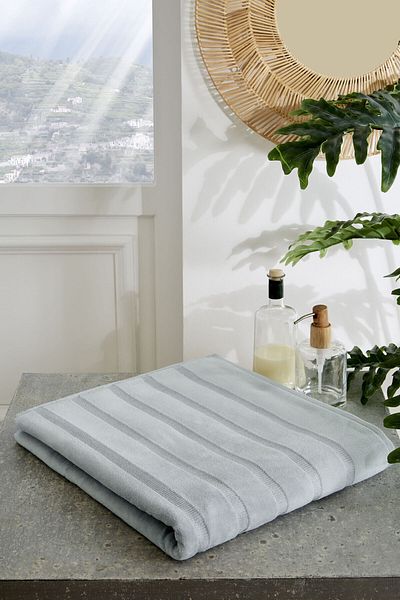 Özdilek Sadem Organic Stripe Bath Towel 90X150 cm