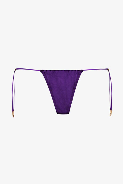 Maison Close BIKINI GLOW MINI TANGA - - M, VIOLET
