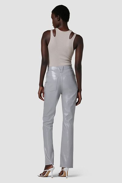 Hudson PANTALONI DIN PIELE CU ȚIGĂRI - HUDSON - GRI, 27