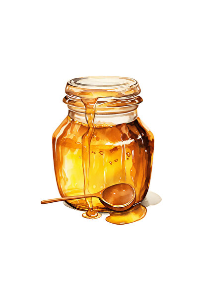 INOVATIX Set de 8 bucăți, autocolant borcan de miere, INOVATIX®. 6 cm