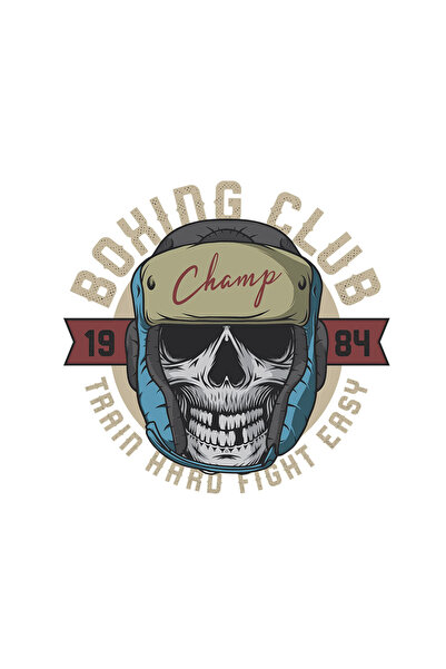 INOVATIX Set de 8 piese, autocolant club de box antrenament luptă tare ușor, INOVATIX®. 6 cm