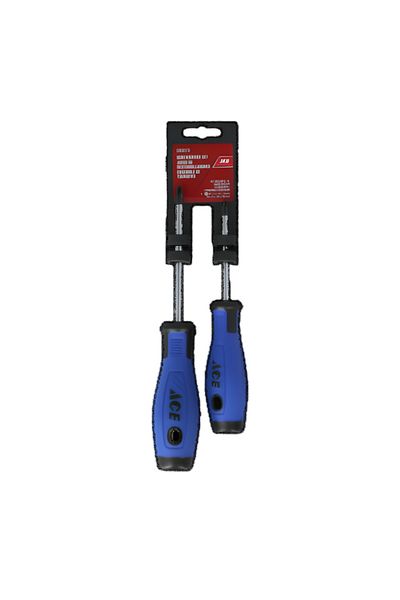 ACE 2-Piece Durable Break Resistant Pozi Tip Screwdriver Set