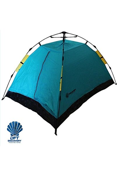 Genel Markalar DFT 2 Kişilik Oto.Mavi Tek Kat Çadır 200x150x130cm