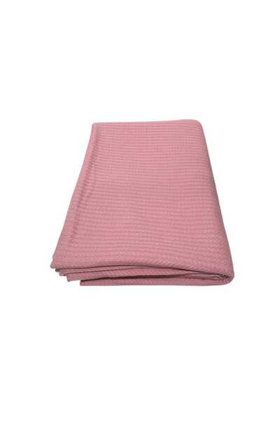 CENGİZ ÇEYİZ Örgü Düz Renk Tek Kişilik Yazlık Pike 160x240 cm 65874