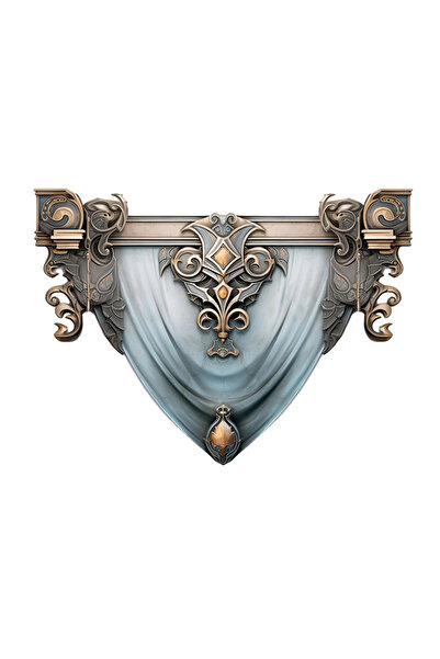 INOVATIX Set de 8 piese, autocolant Stema Regală, INOVATIX®. 6 cm