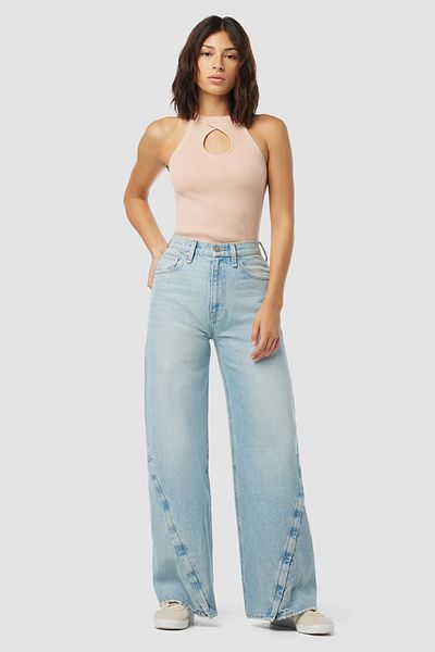 Hudson JEANS JAMES HR FRWD SEAM WIDELE GW/ZIPPER - HUDSON - BLUE, 27