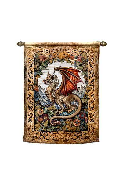 INOVATIX Set de 8 piese, autocolant stemă dragon, INOVATIX®. 6 cm