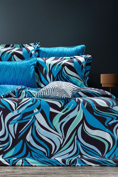 ZEBRA CASA Grande 7 Piece Double Silk Duvet Cover Set