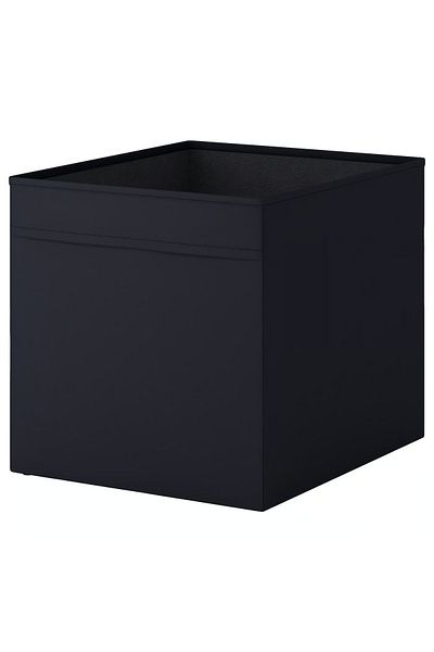 IKEA Black Fabric Storage Box – 33x38x33 cm, Fits KALLAX Shelf Units