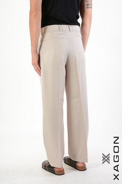 EXAGON Wide Fit Pants - Xagon - Beige, 50