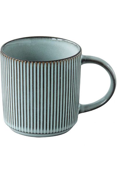 EasyLife Domus High Quality Ceramic Coffee Mug Blue Grey 320ml