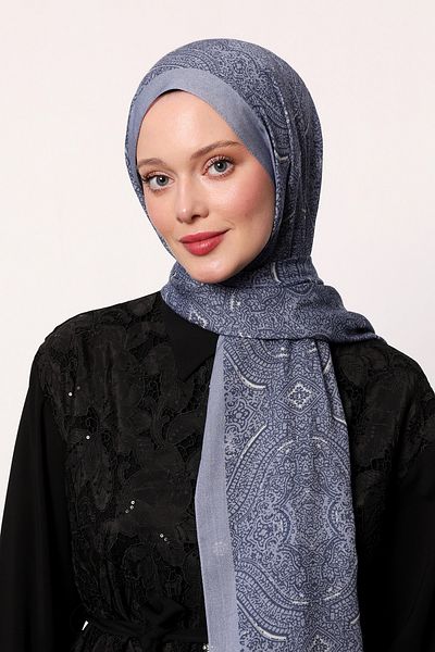 LuvenSara Patterned Silk Shawl