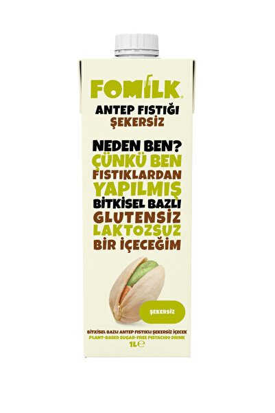 Fomilk Antep Fıstığı Şekersiz 1 L