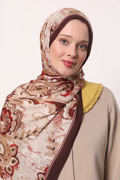 LuvenSara Patterned Silk Shawl