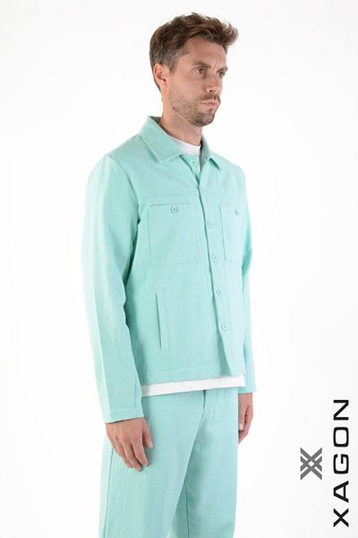 EXAGON Jachetă Canapone - XAGON - Turcoaz, XL