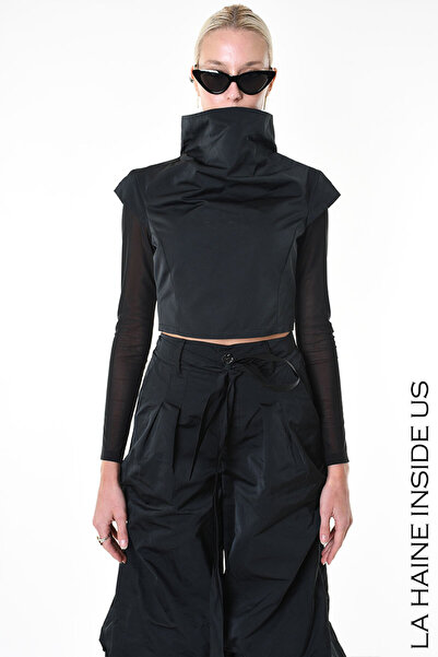 La Haine Inside Us TOP CURPT CU GULER - - M, NEGRU