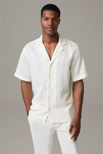 STRELLSON Tricou 11 Cliro1_1_2 - - XL, Alb