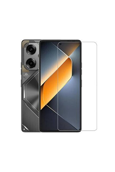 Nettech Tecno Pova 6 Uyumlu Kılıf Dostu Cam Ekran Koruyucu (Şeffaf)