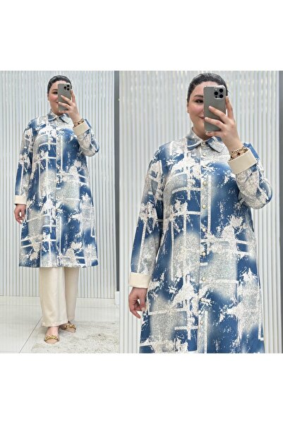 GK Full-Length Buttoned Tunic Suit