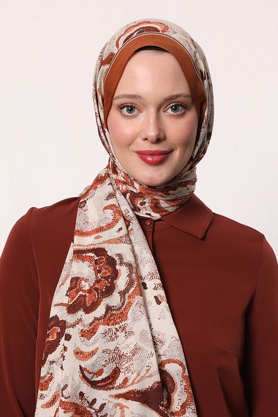 LuvenSara Patterned Silk Shawl
