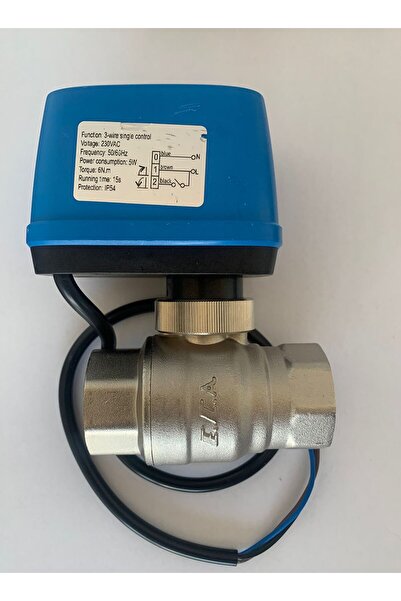 Eca DN25 ( 1'') Iki Yollu Zon Kontrollü Motor Bağlantılı Küresel Vana, Elektrikli Küresel Vana 230V,