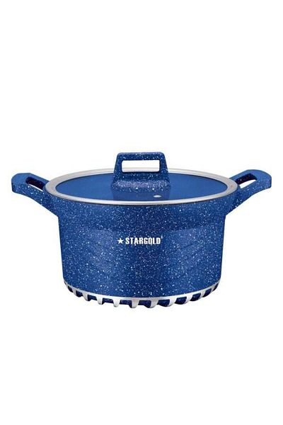 Generic Stargold 10-piece Nonstick Granite Cookware Set – Durable Non-stick Pots With Lids