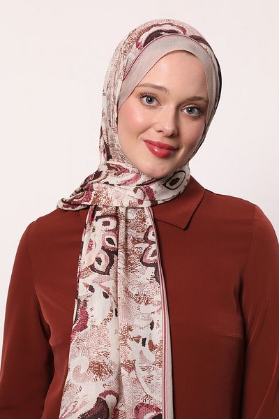 LuvenSara Patterned Silk Shawl