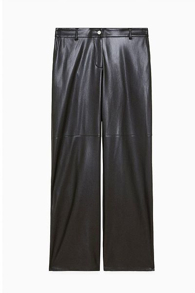 Patrizia Pepe Eco-leather Pants - - 40, Black