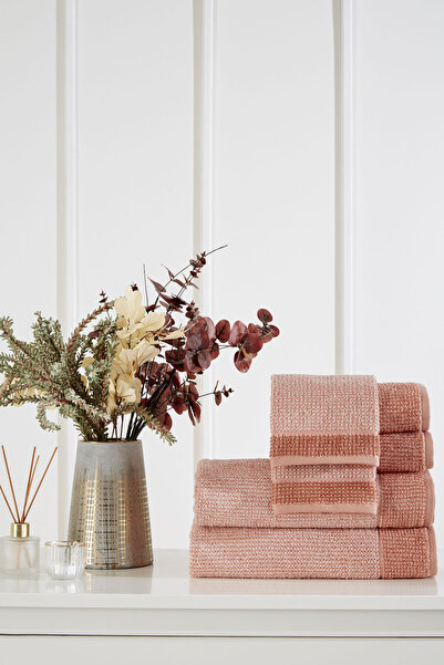 Özdilek Sadem Organic Plaid Hand and Face Towel 50X90 cm