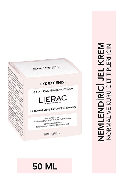Lierac Hydragenist Rehydrating Cream Nemlendirici, Işıltı Veren, Cilt Tazeleyen Jel Yüz Kremi 50 ml