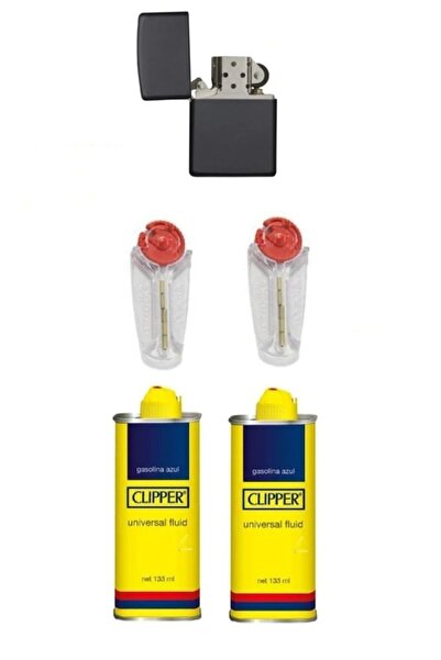 Clipper TUBSHOP 2 clipper benzin 2 taş 1 çakmak