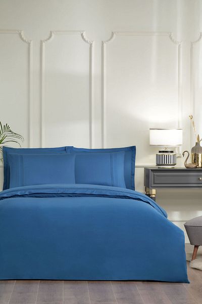 Özdilek Sadem Organic Soft Line Double Satin Duvet Cover Set
