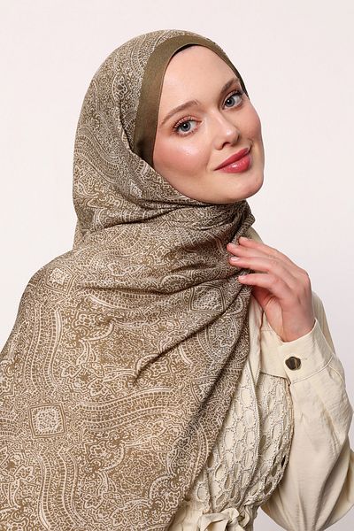 LuvenSara Patterned Silk Shawl