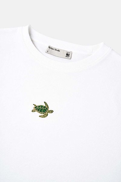 WWF Market Caretta Terry T-Shirt - Άσπρο