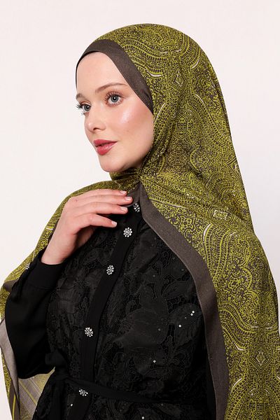 LuvenSara Patterned Silk Shawl