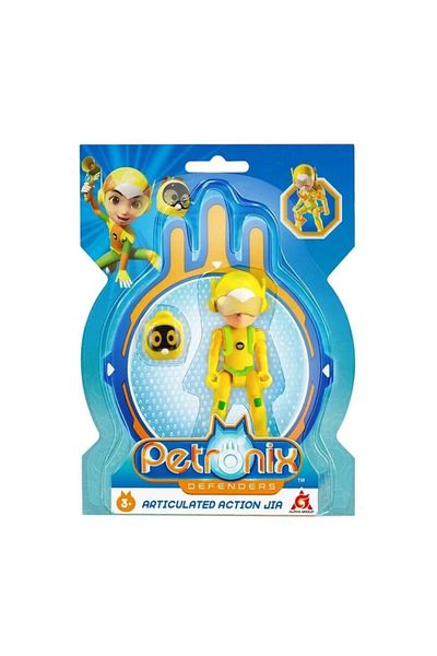 swilex Petronix Animal Defenders Movable Mini Figure Jia with Backpack