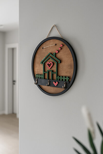 Efem Dekor Giriş Holü İçin Kullanışlı Anahtarlık Paneli