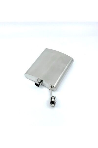 Honest Stainless Steel Pocket Flask - 7 oz