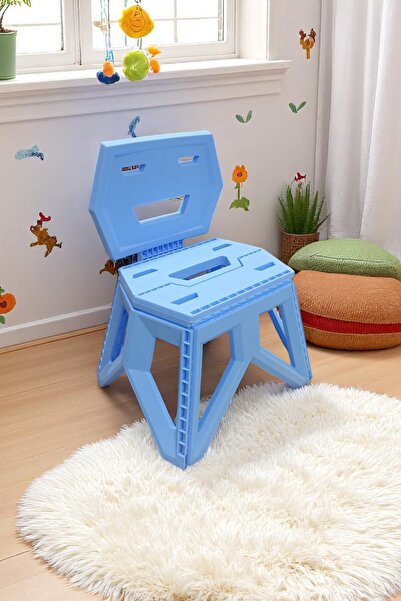 intoku Katlanır Çocuk Koltuğu Lüx Sert Plastik Sandalye Çocuk Oyun Sandalyesi...