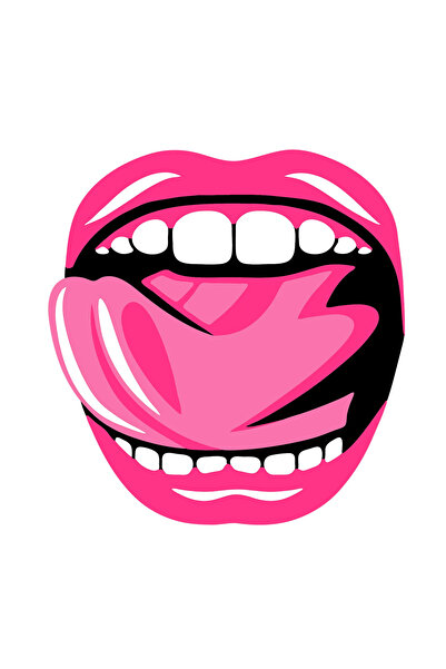 INOVATIX Set de 8 piese, autocolant buze senzuale cu gura deschisă, INOVATIX®...