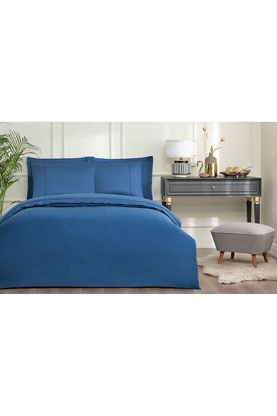 Özdilek Sadem Organic Soft Line King Size Satin Duvet Cover Set