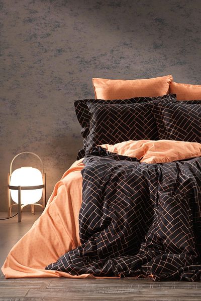 ZEBRA CASA Etna 7 Piece Double Silk Duvet Cover Set