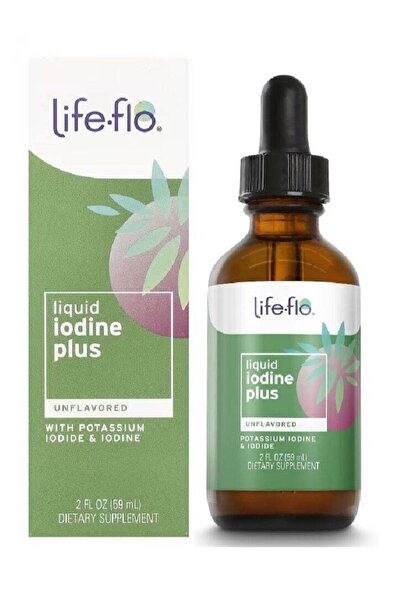 lifeflo لايف فلو سائل اليود بلس الطبيعي مع يوديد البوتاسيوم واليود بدون نكهة ...