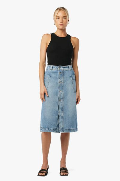 Joe's Jeans PHEOBE PATCH POCKET SKIRT - JOE'S JEANS - BLUE, 26