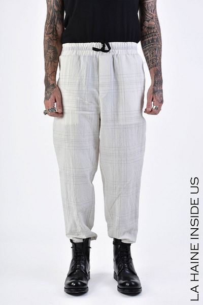 La Haine Inside Us Regular Lino Pants - - White, S